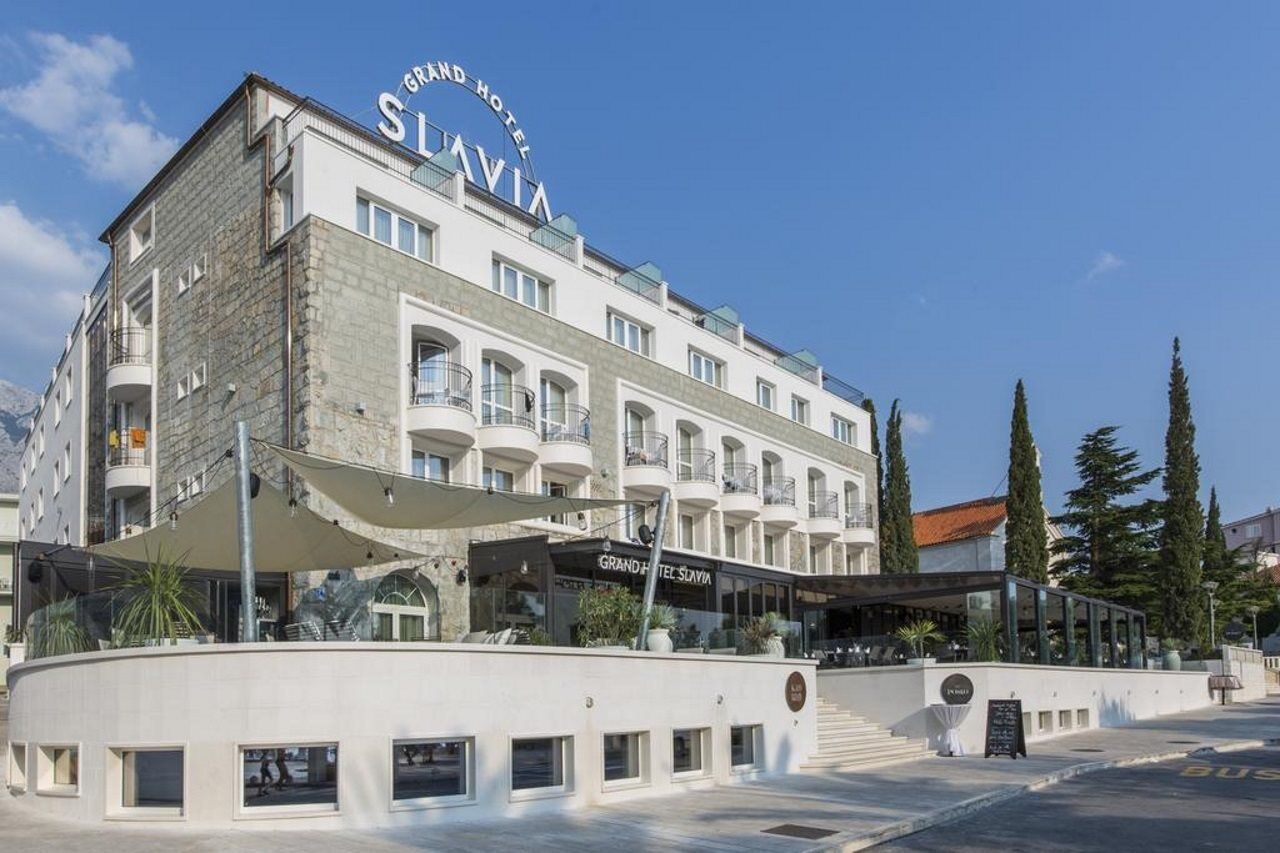 Grand Hotel Slavia Baška Voda Kültér fotó